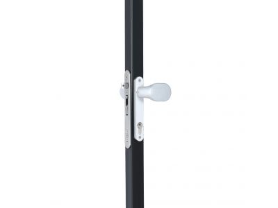 Locinox | Krukpaar in geanodiseerd aluminium met vaste of roterende werking | Zilver | 3006PAD