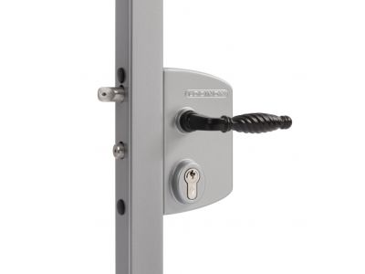 Locinox | Poortslot in opbouw | 30 tot 50 mm profiel | Zamac krukpaar