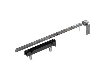 Locinox VSF | Opbouwgrondgrendel met gegalvaniseerde as | RAL 9005