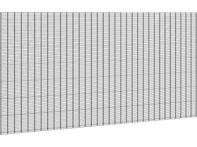 Secufence 358 DUO 4/6/4 | Mesh size 76,2 X 12,7 mm | Width 2520 mm (8’ 3”)

