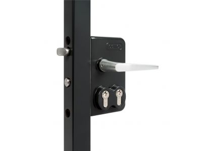 Locinox | Dubbel cilinderslot in opbouw voor draaipoorten | Frame 60 mm
